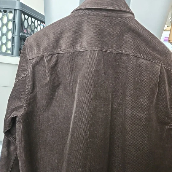 Tom Ford Men's Brown Corduroy Shirt Jacket